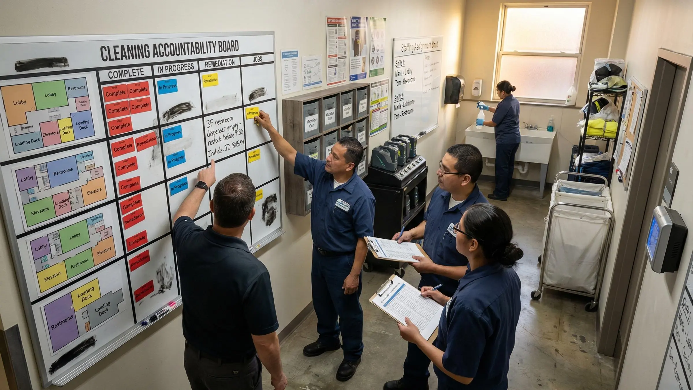 What a cleaning accountability framework actually means for teams