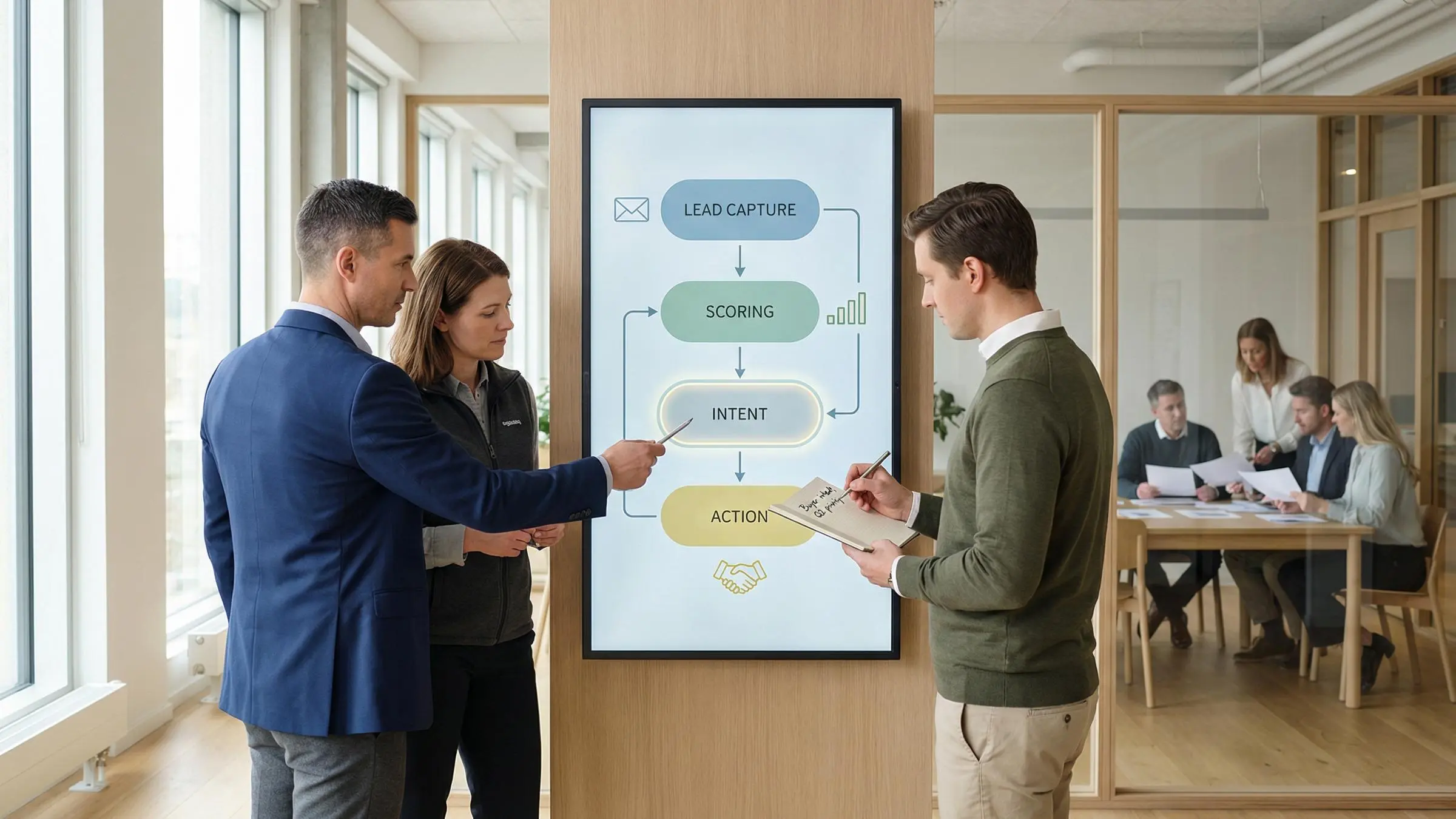 Dashboard showing analytics and performance metrics for marketing automation software B2B growth