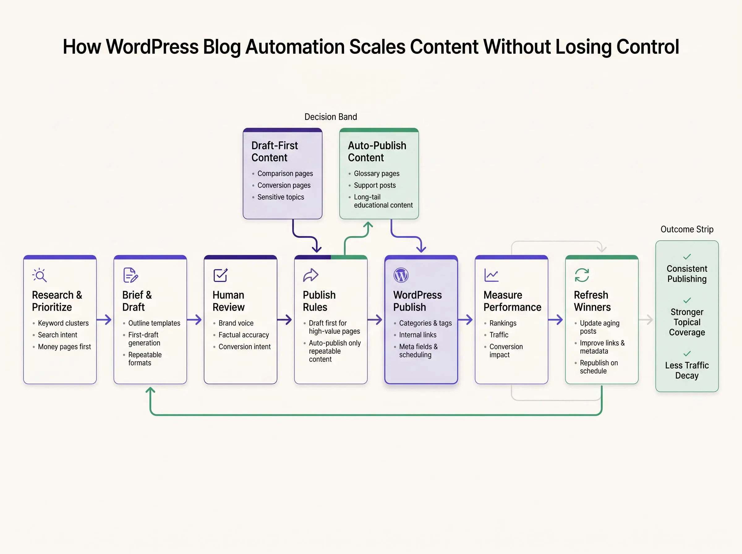 How to automate WordPress blog publishing for scalable organic growth