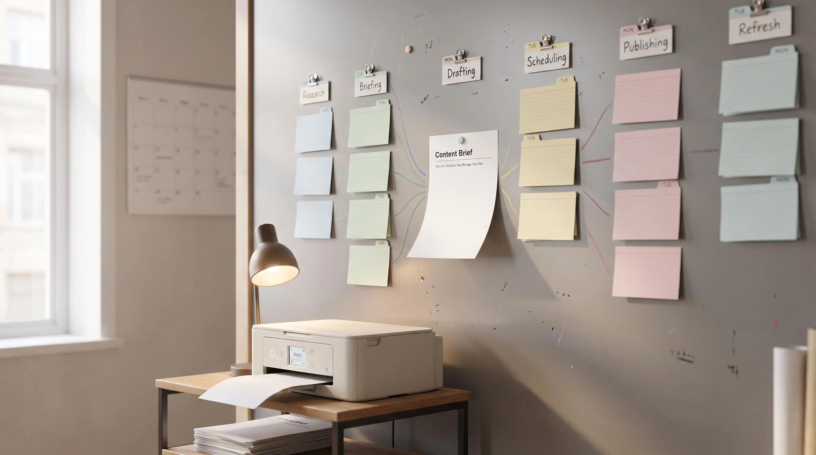 AI content brief generator for SEO workflows in content planning automation