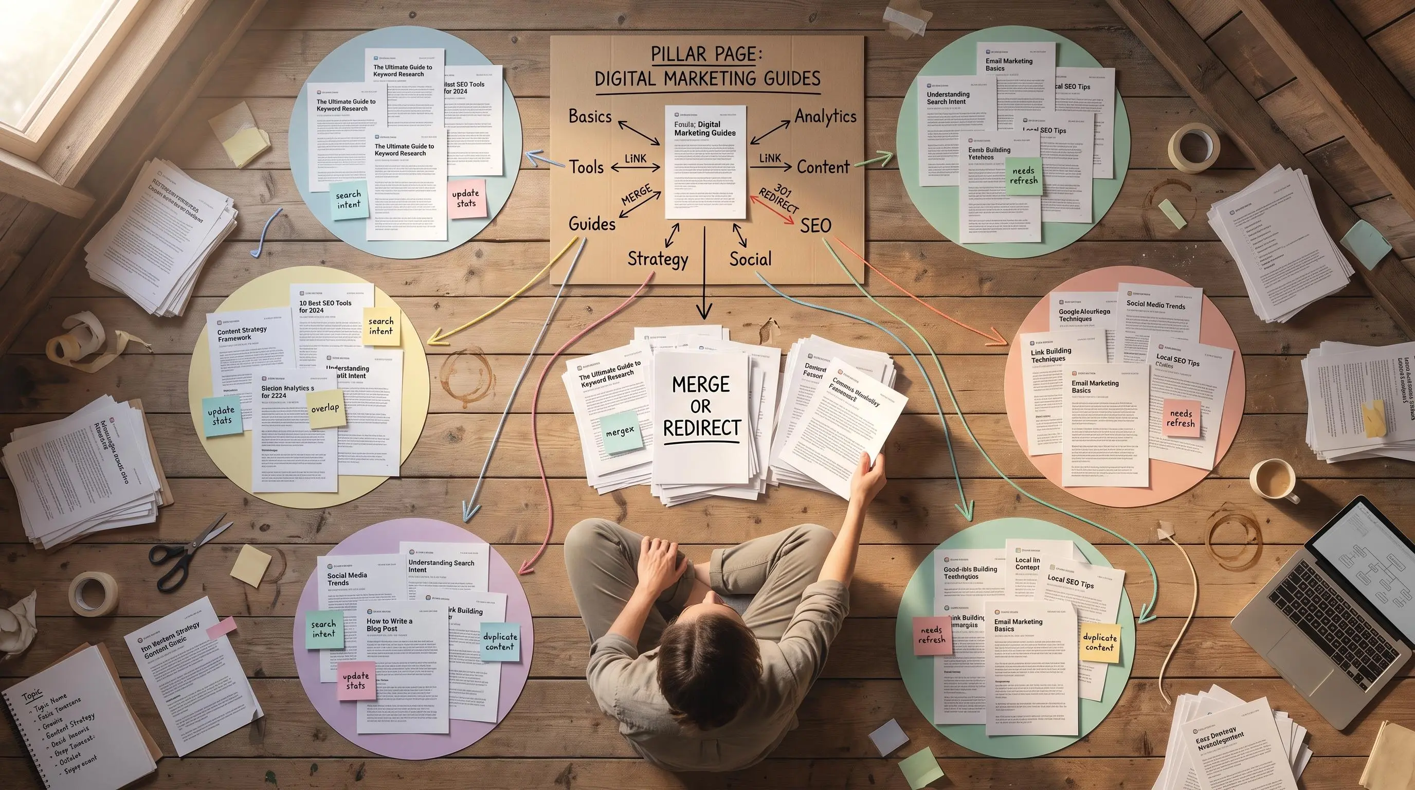 Real-world examples showing what topic clusters for SEO actually achieve