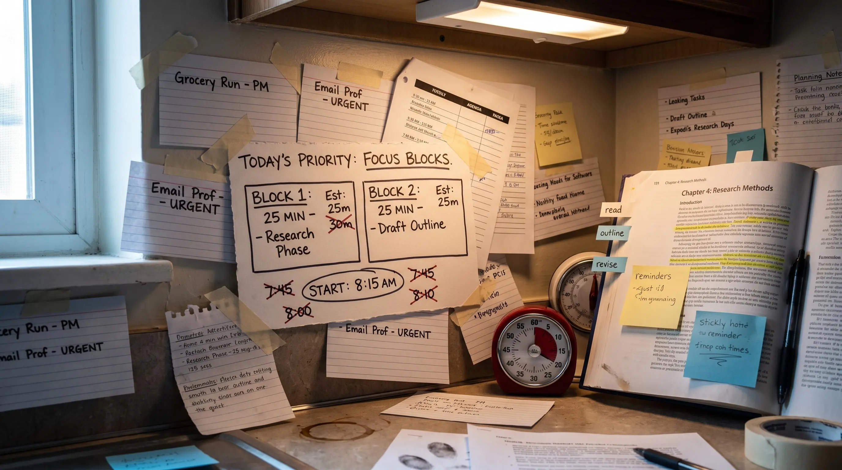 Turning the most important task method into a workable daily plan